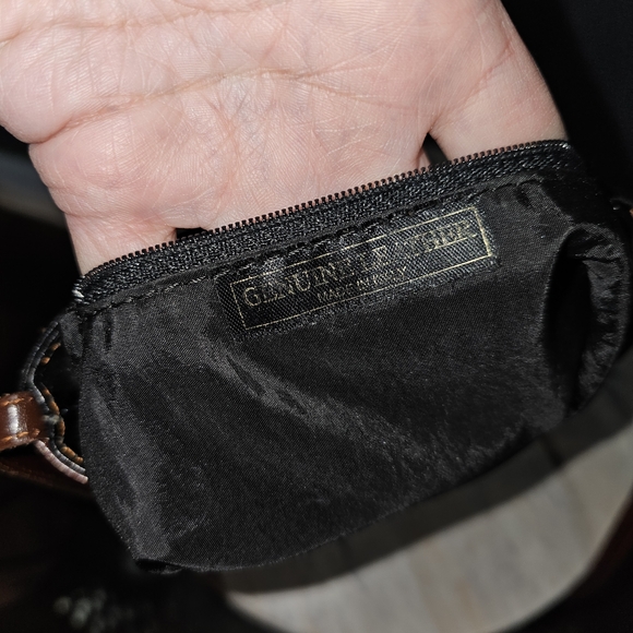 Vera Pelle" Italian leather crossbody bag - Picture 4 of 7